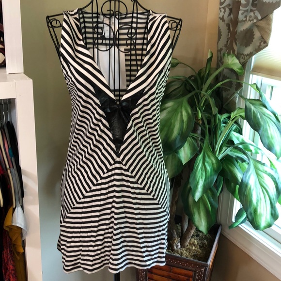 Givenchy Tops - Givenchy Women’s Black and White Stripe Top